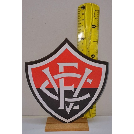Enfeite de Mesa Decoração Festa Mdf Vitória Futebol em Oferta na Shopee