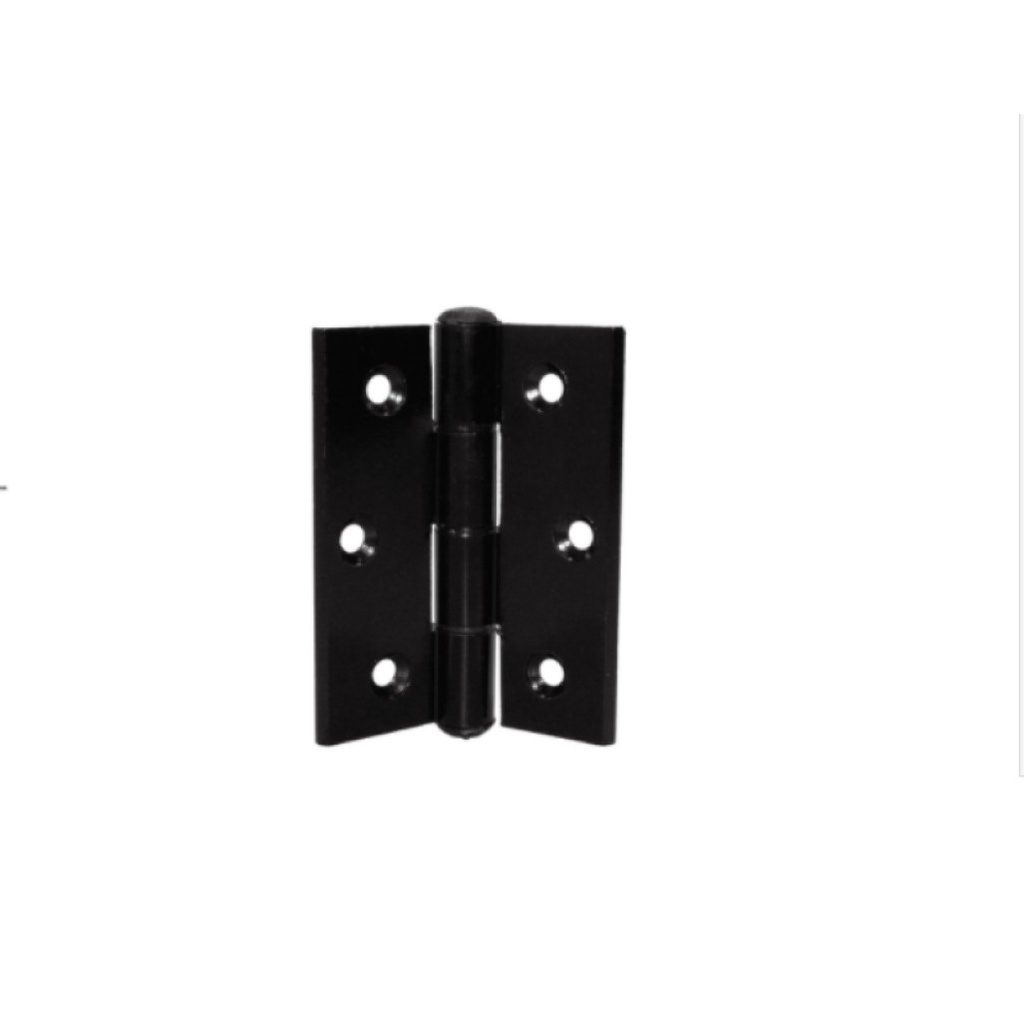 DOBRADICA 70X70 ALUMINIO PRETO PORTA DE ABRIR KIT 3 UN