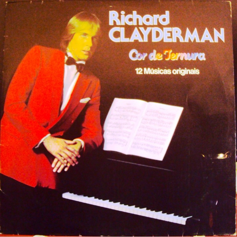 230 Mvd- LP 1982- Richard Clayderman- Cor e Ternura- 12 Músicas Originais- Disco Vinil Original- Long Play LP
