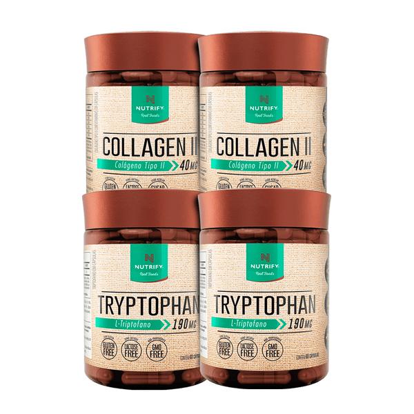 Combo 2x Collagen II, 2x Tryptophan - Nutrify