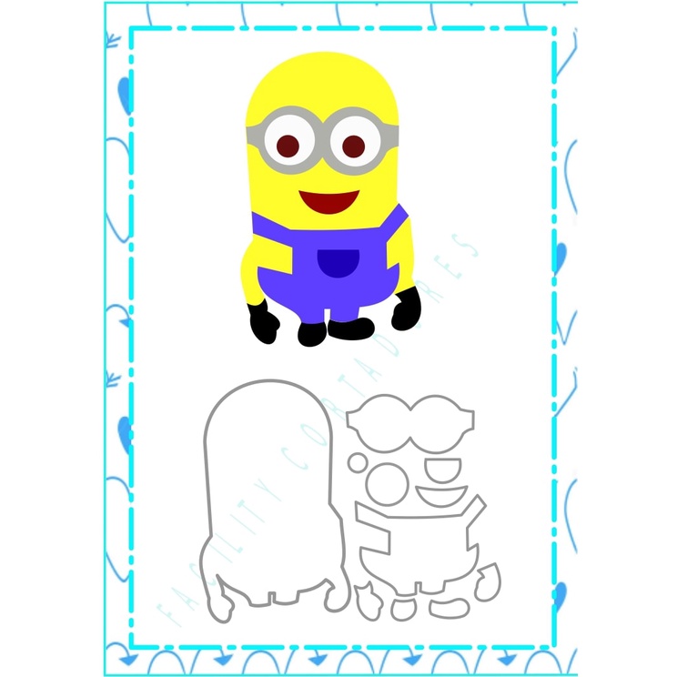 cortador kevin minions 7c