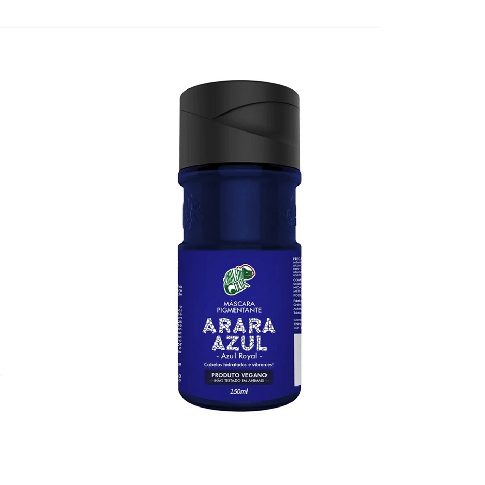 Máscara  Pigmentante Kamaleão Color Arara Azul - Azul Royal 150ml