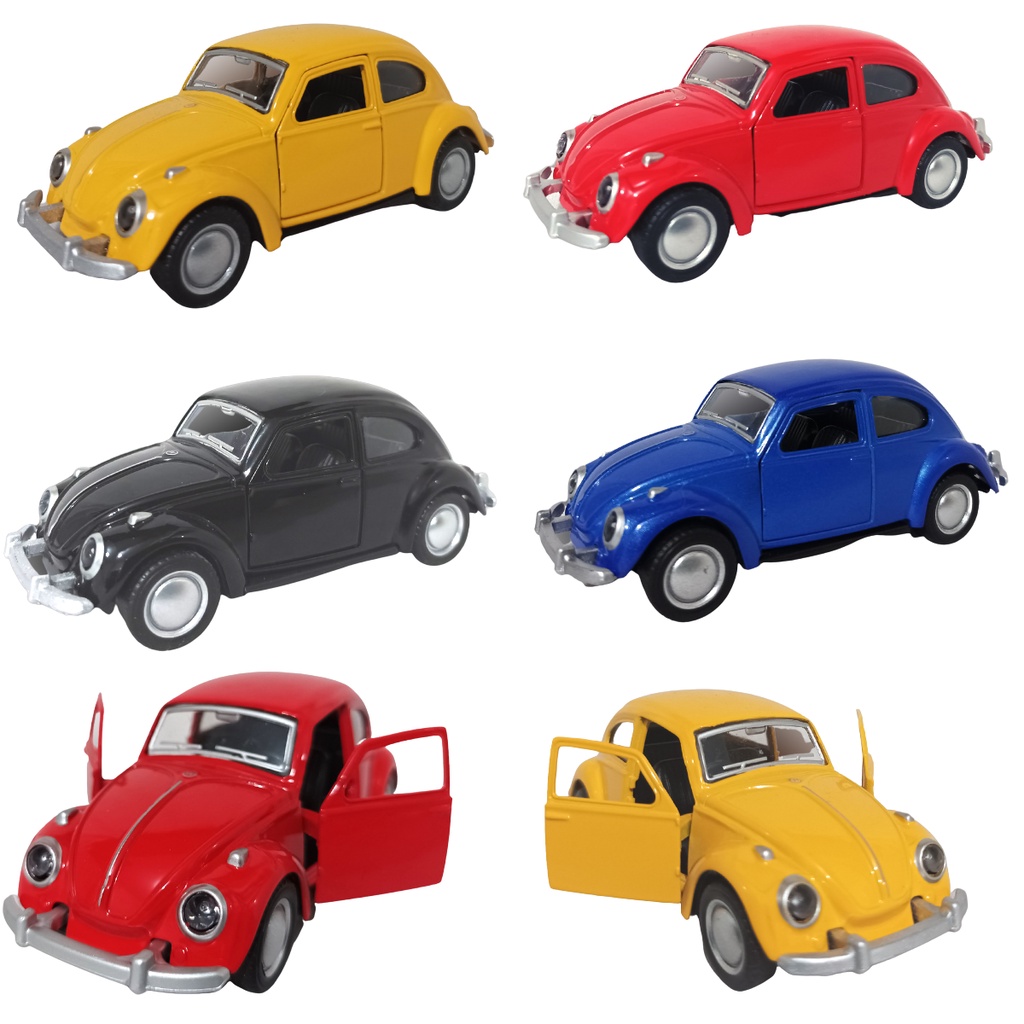 Carrinho De Ferro Fusca À Fricção Clássico Miniatura Coleção | Shopee ...
