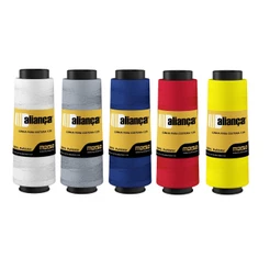 Linha De Costura Reta Linhas Aliança 120 2000j kit 5