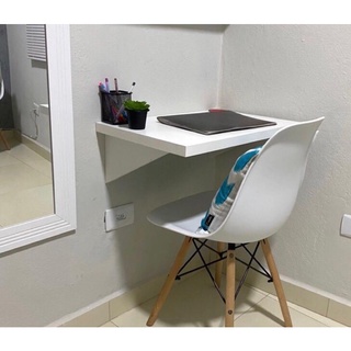 Bancada Grossa Suspensa Notebook Home Office Mesa De Estudo 100% Mdf