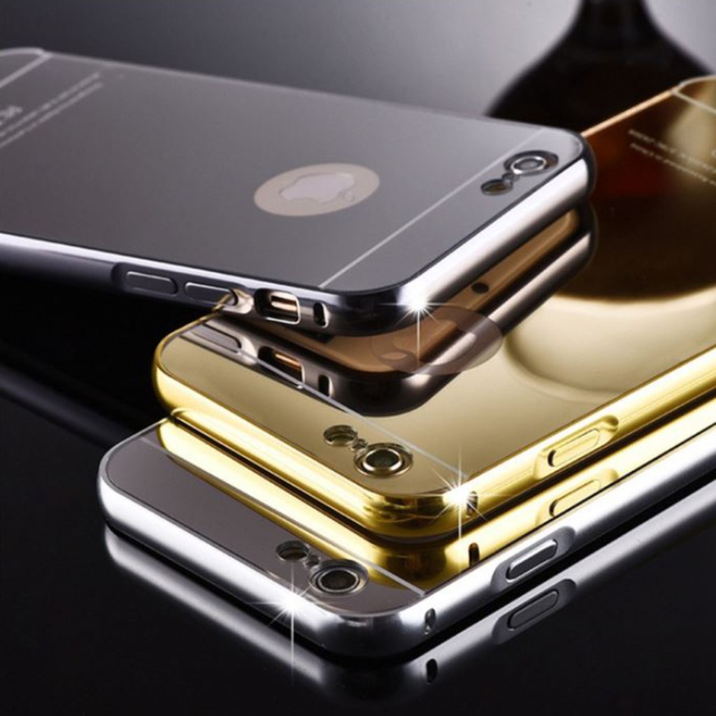 Capa Bumper Alumínio Espelhada iPhone 5, 5s, 5se,  6, 6s, 6plus, 7
