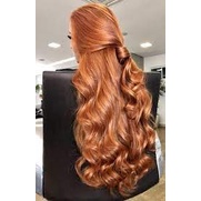 Aplique Tic Tac - Ruivo acobreado Ondulado - 30