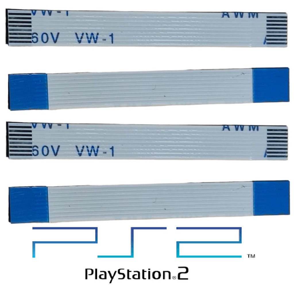 Kit Com 4 Flat Da Placa Reset E Power Ps2 Slim 38mm em Oferta na Shopee