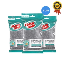 Esponja Poliester Loucas Kit 5 Uni EP1416360 Flash Limp