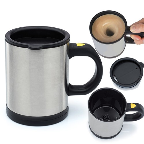 Caneca Copo Mixer Elétrica Shake Inox Misturador Café Chá Leite Suco CP-106