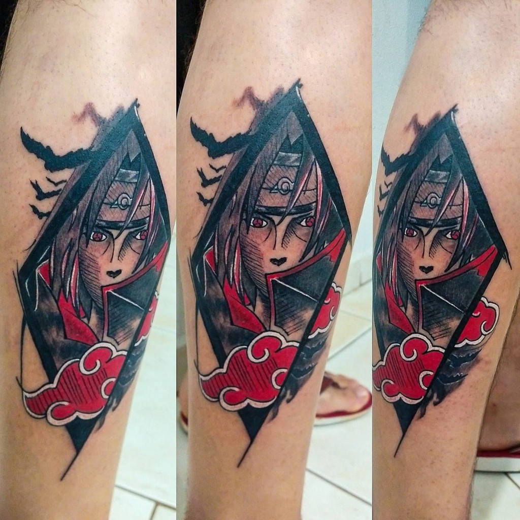 Tatuagem Sharingan, Akatsuki, Naruto, Anime, Mangá, Temporária, Fake