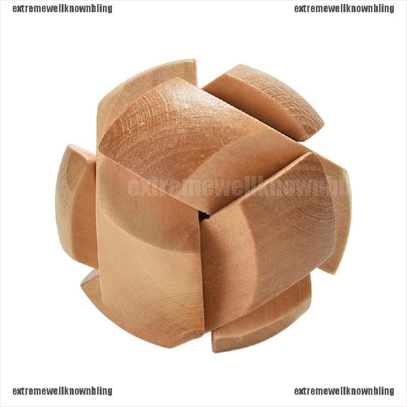 Details about   Wooden Football Lock Educational Puzzle Brain Teaser Removing Assemb Kid Toy.BJ 