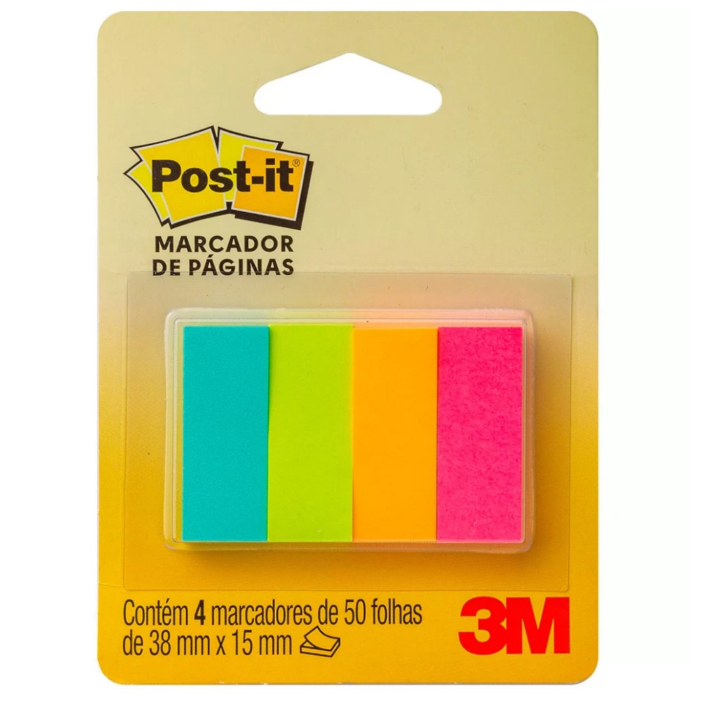 Marcador de Página de Papel Post-It® 3M 38x15 mm