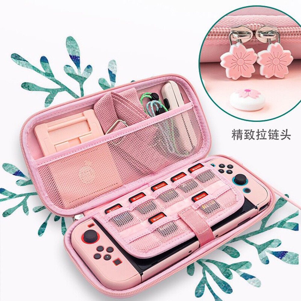 For Nintendo Switch Case Bag Pretty Pink Sakura Nintend Switch Lite