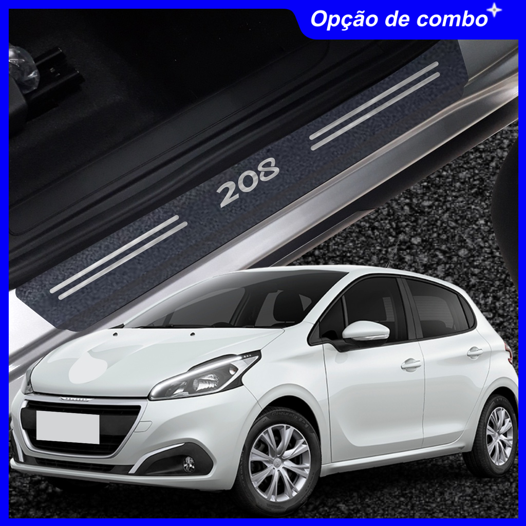 Soleira Peugeot 208 Kit 8 Peças