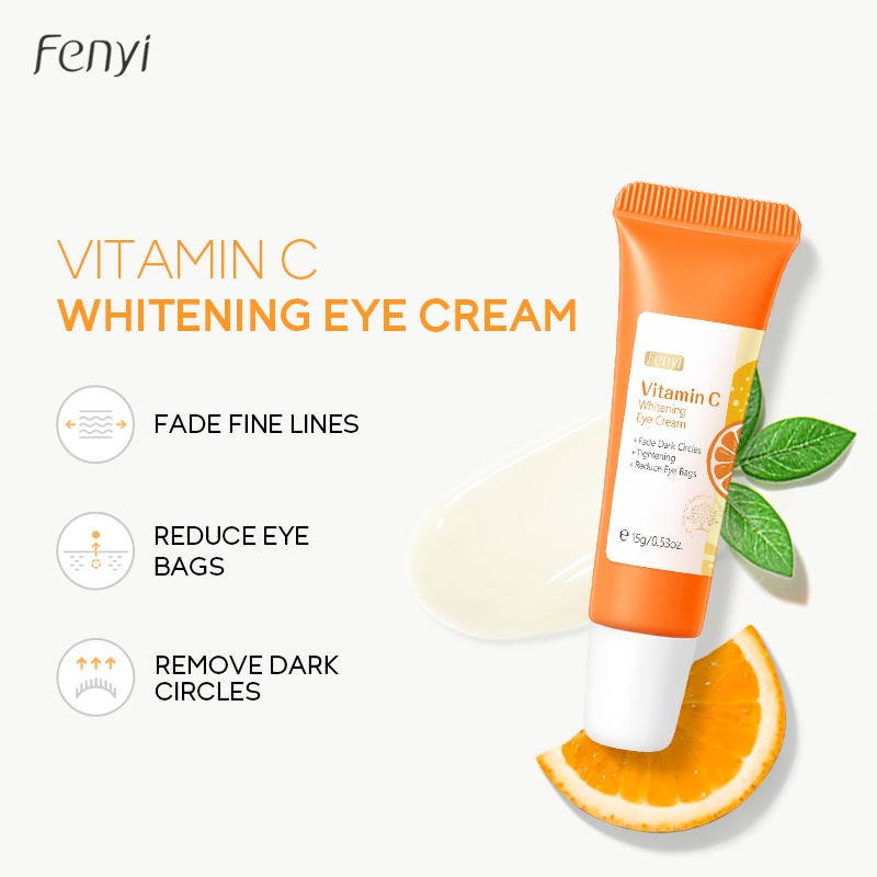 Fenyi Vitamina C Creme Clareador Para Os Olhos Remove O Saco Suavizante 15g - Beauty