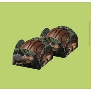 Forminha Dinossauro Festa Dino - Pacote com 40 unidades em Oferta na Shopee