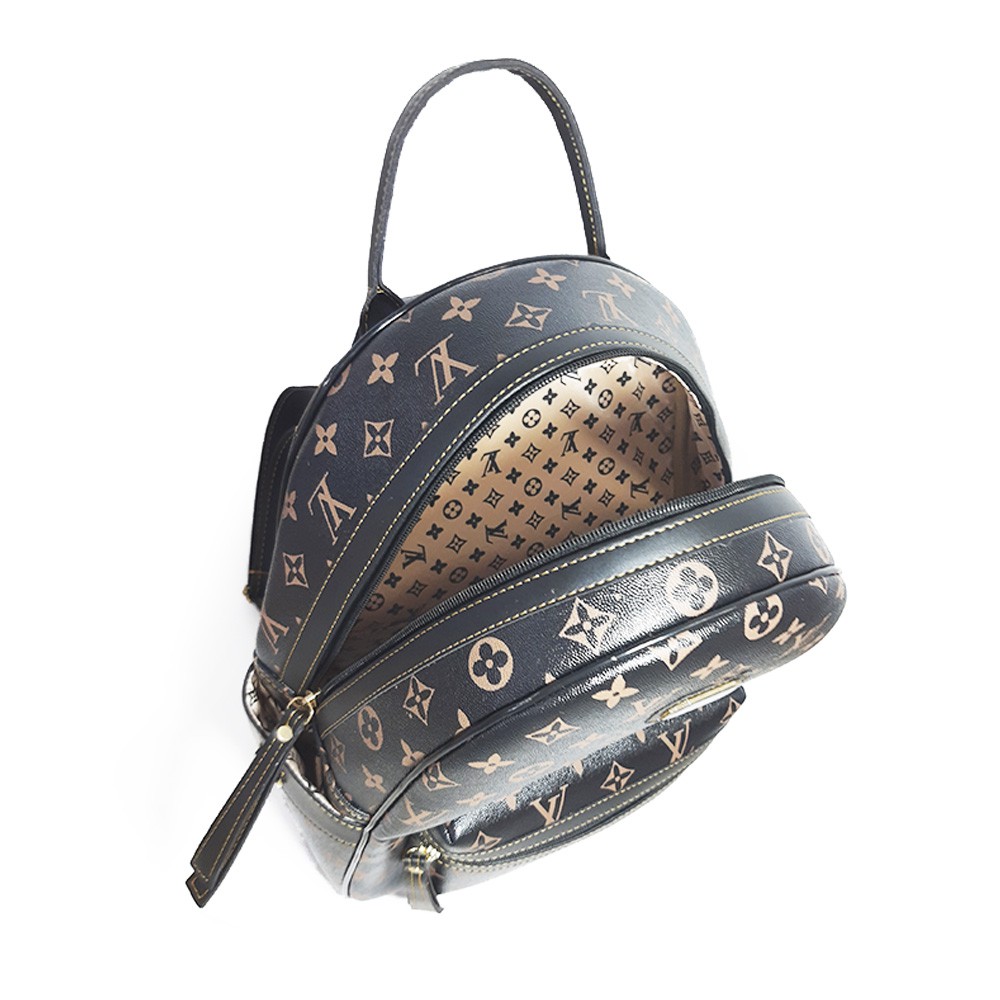 Mochila LV SILK Blogueira Bolsa Feminina Masculina Fashion Adulto Juvenil  Escola