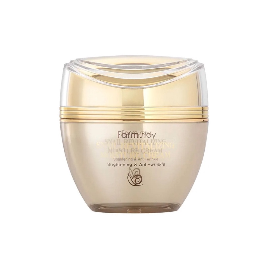 farmstay snail revitalizing moisture cream 50ml - Beauty