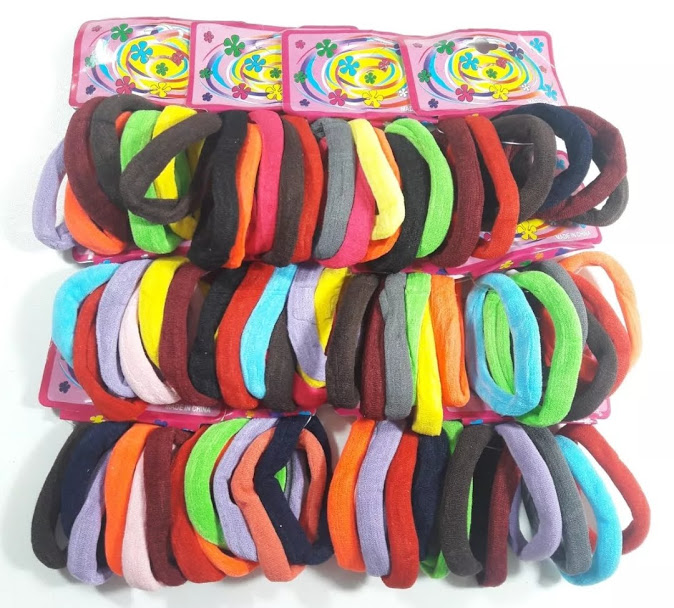 Elástico Pra Cabelo Buchinha Meia De Seda Atacado 72 Peças em Oferta na Shopee
