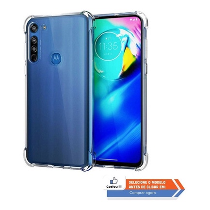 Case Capa Capinha Anti-impacto Antiqueda TPU Silicone Moto G8 PLUS