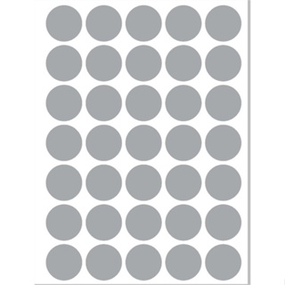Etiqueta 19mm Bolinha Cinza 210 Etiquetas em Oferta na Shopee