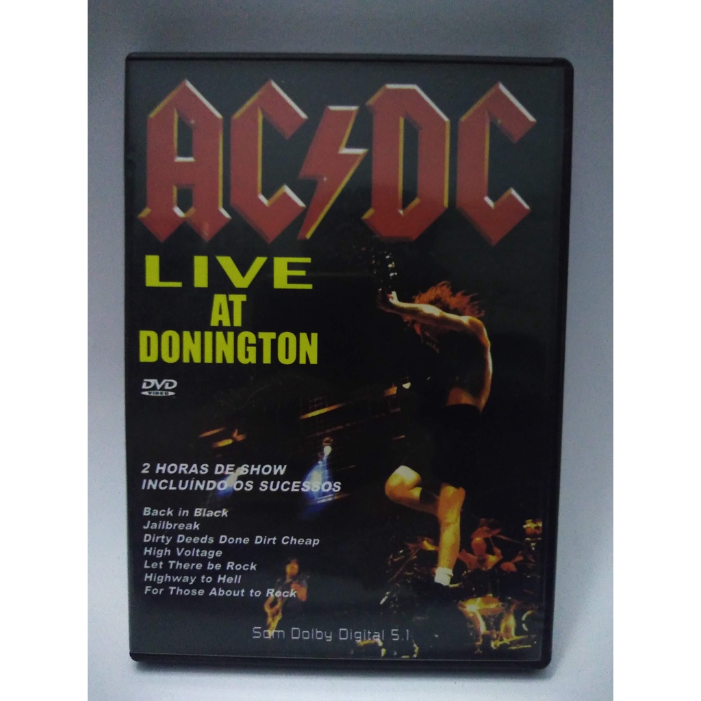 DVD AC/DC: LIVE AT DONINGTON | Shopee Brasil