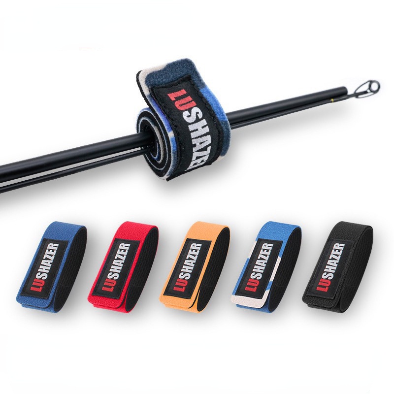 Varas De Pesca Cintas De Vara Elásticas Para Suportes Com Cabo , Giratórias E Moscas em Oferta na Shopee