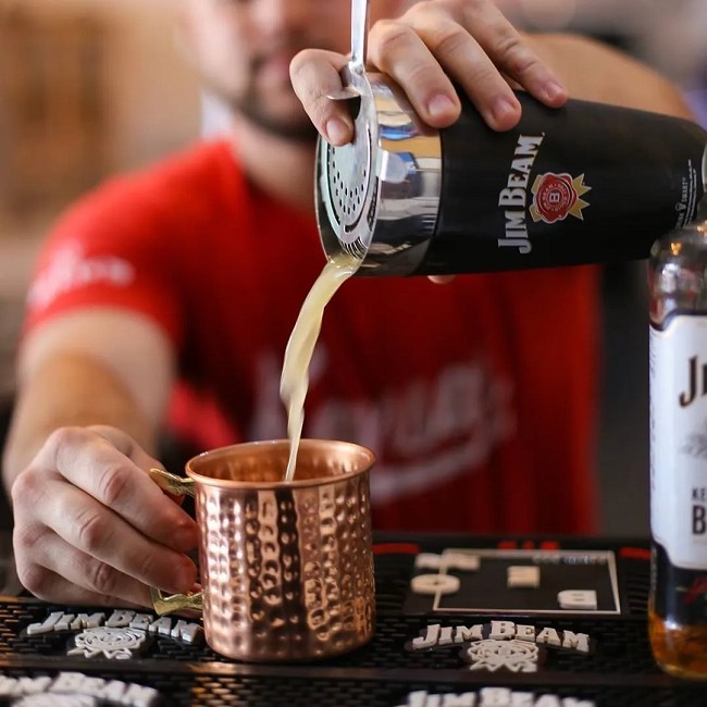 Caneca Moscow Mule Cobre 350 Ml Martelada Impermeabilizada