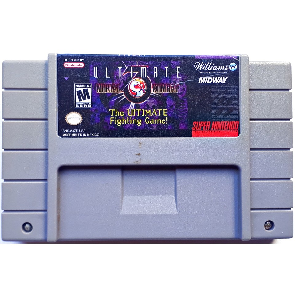 Cartucho Ultimate Mortal Kombat 3 PARA SUPER NINTENDO