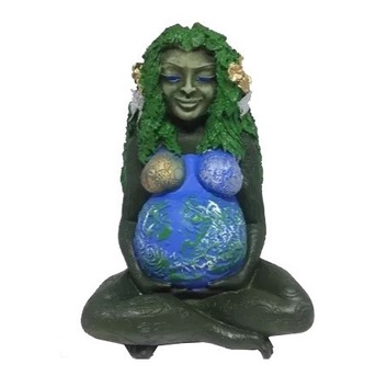 Deusa Gaia Estatua Em Resina Wicca Geia, Gaea Ou Gé