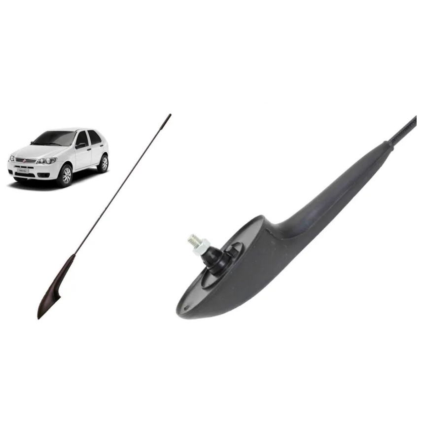 Antena Teto Dianteira Fiat Palio Siena Strada Ideia Uno Mobi Brava Marea Doblo Fiorino Ducato...