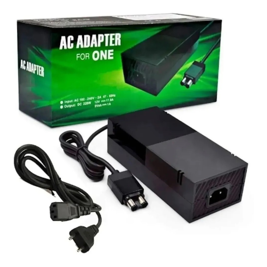 Fonte Alimentaçao Xbox One 2 Pinos Bivolt 110v/220v