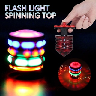 Pião Musical Luminoso Com Lançador Automatico Piao Com Luz e Som Laser Brinquedo Infantil para Meninos e Meninas em Oferta na Shopee
