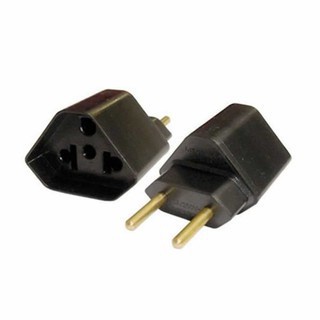 Adaptador Tomada Universal Multi. Compatível com TOMADA PADRÃO NOVO TRIPOLAR ou TOMADA PADRÃO ANTIGO. Conecta equipament