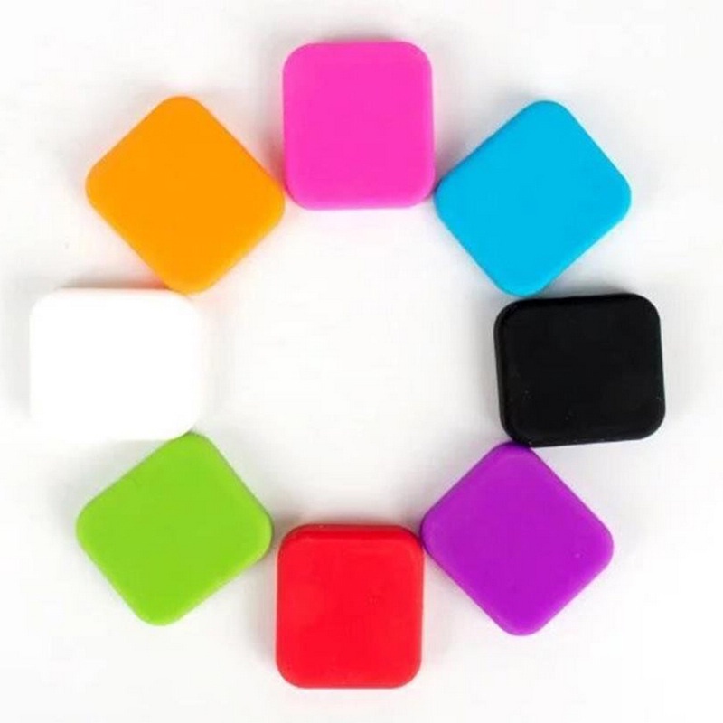Capa Tampa Da Lente De Silicone Gopro 5 E 6 Black 8 Cores