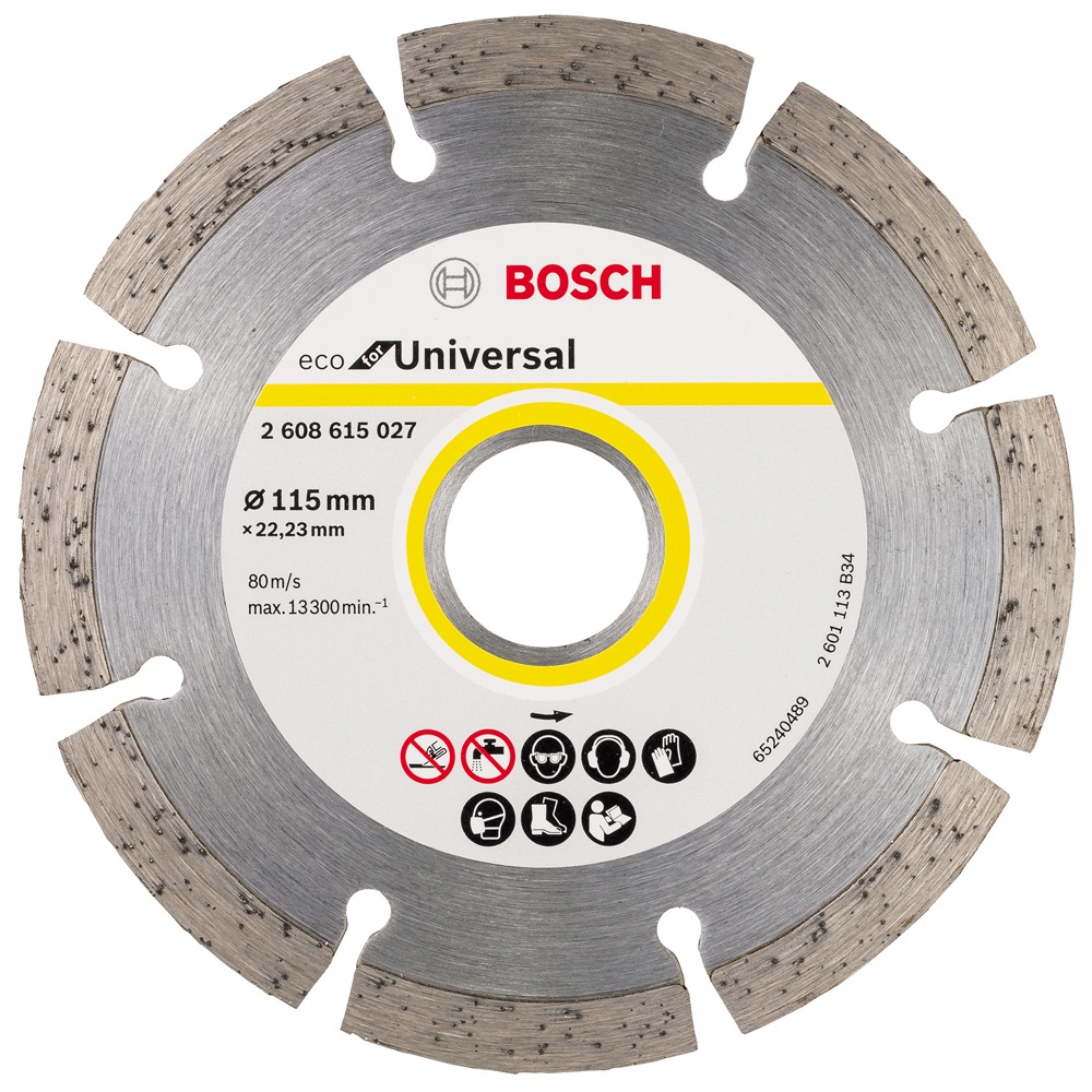 Disco Diamantado 115mm Bosch ECO for Universal para Construção Segmentado - Home & Living