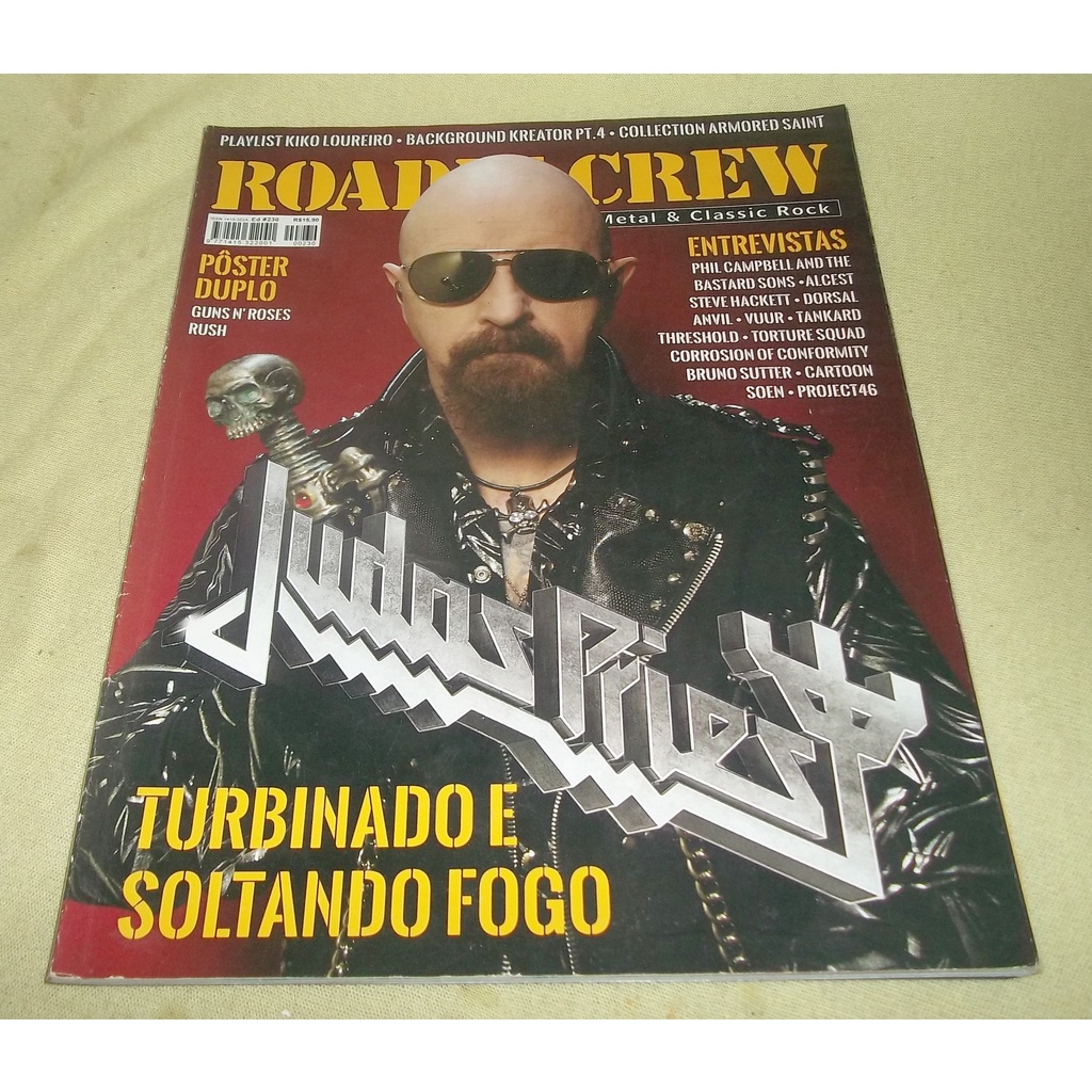 Revista Roadie Crew  Edição 230  - Metal & Classic Rock - Março de 2018  - Ano 20
