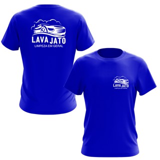Camiseta Lava Jato Lava Rápido Uniforme Profissional