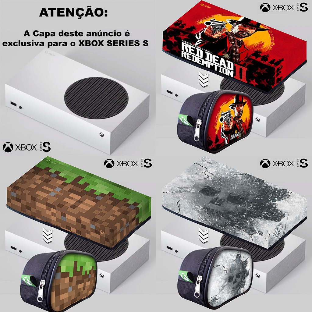 Capa Xbox Series S + 1 case de controle Proteção Anti Poeira - Diversos  Modelos | Shopee Brasil