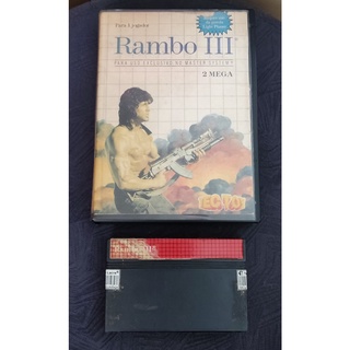 Sega Master System - Rambo 3 - Original | Shopee Brasil