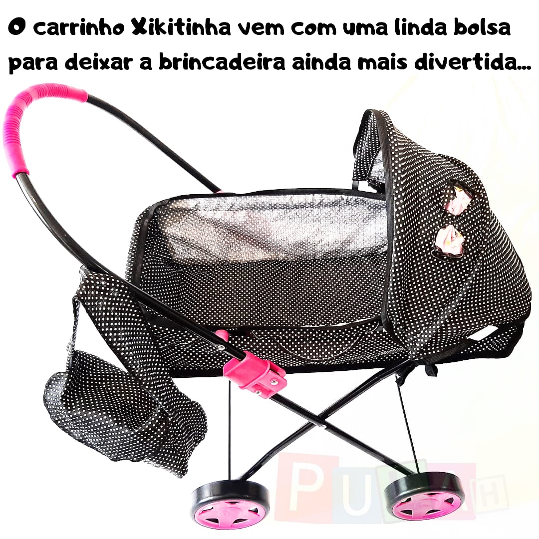 Carrinho De Boneca Bebe Reborn Alive Dobravel Tipo Berco Pronta Entrega Original Xikitinha Oliveira Shopee Brasil