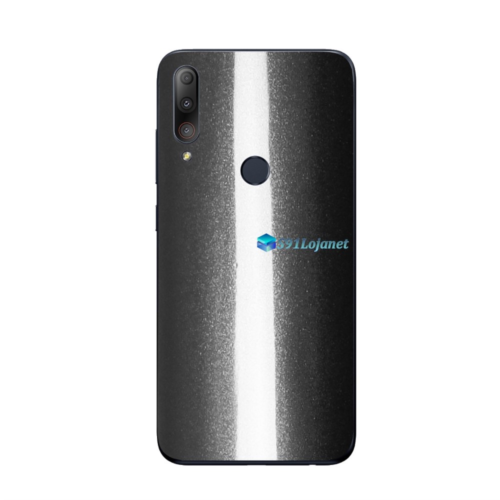 ASUS Zenfone Max Shot Skin Adesivo Película Metal Cinza