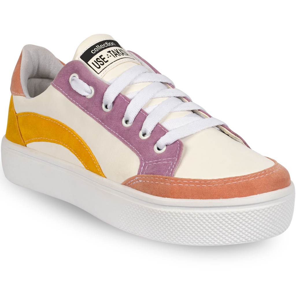 Tênis Casual Feminino Plataforma Sola Reta Com Cadarço Confortável Leve Macio Moda Inverno