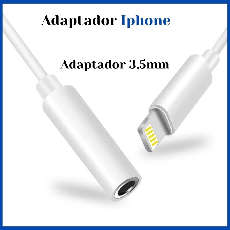 Adaptador De Fone IPHONE P2 Não Precisa Conectar Bluetooth