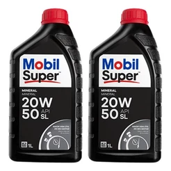 Kit 2 Óleos Mobil Super 20w50 Mineral Original Carro