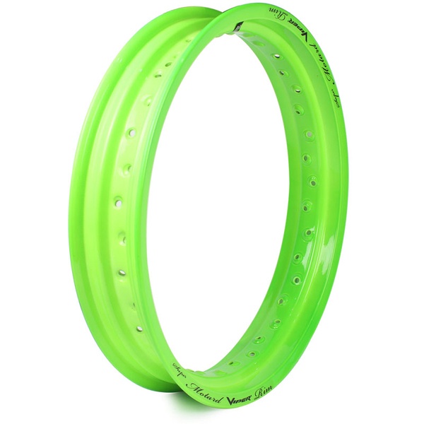 Aro Alumínio Super Motard 18 X 3.00 Viper XRE 300 Tornado 250 Lander 250 Tenere 250 - Verde Neon 18