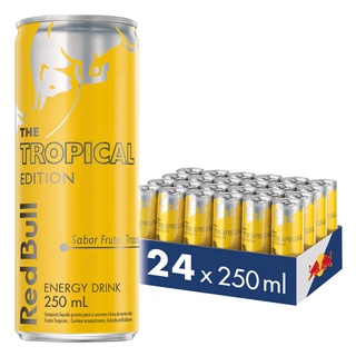 Energético Red Bull Energy Drink - Tropical Edition 250 ml - 24 latas