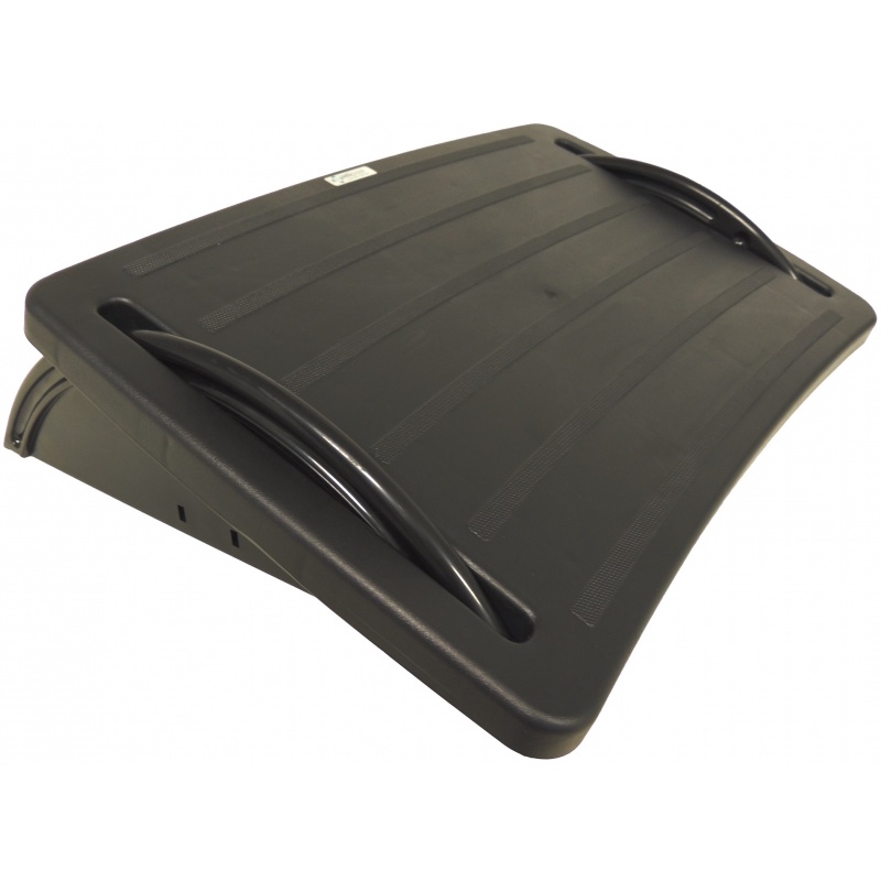 Apoio De Pé Ajustável Ergonômico E Antiderrapante Preto