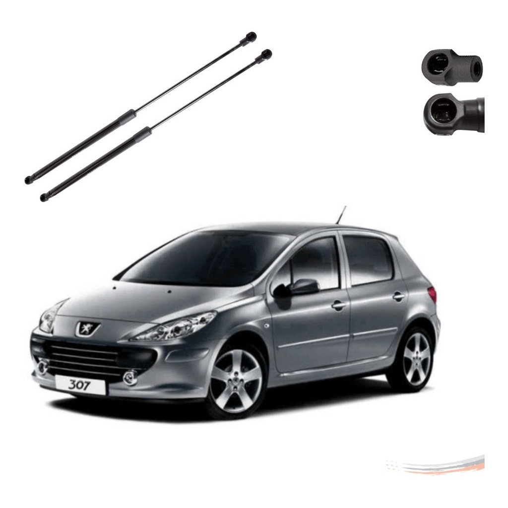 Par Amortecedor Tampa Traseira Porta Peugeot 307 2002 A 2012 - Spare Parts and Accessories for Vehicles